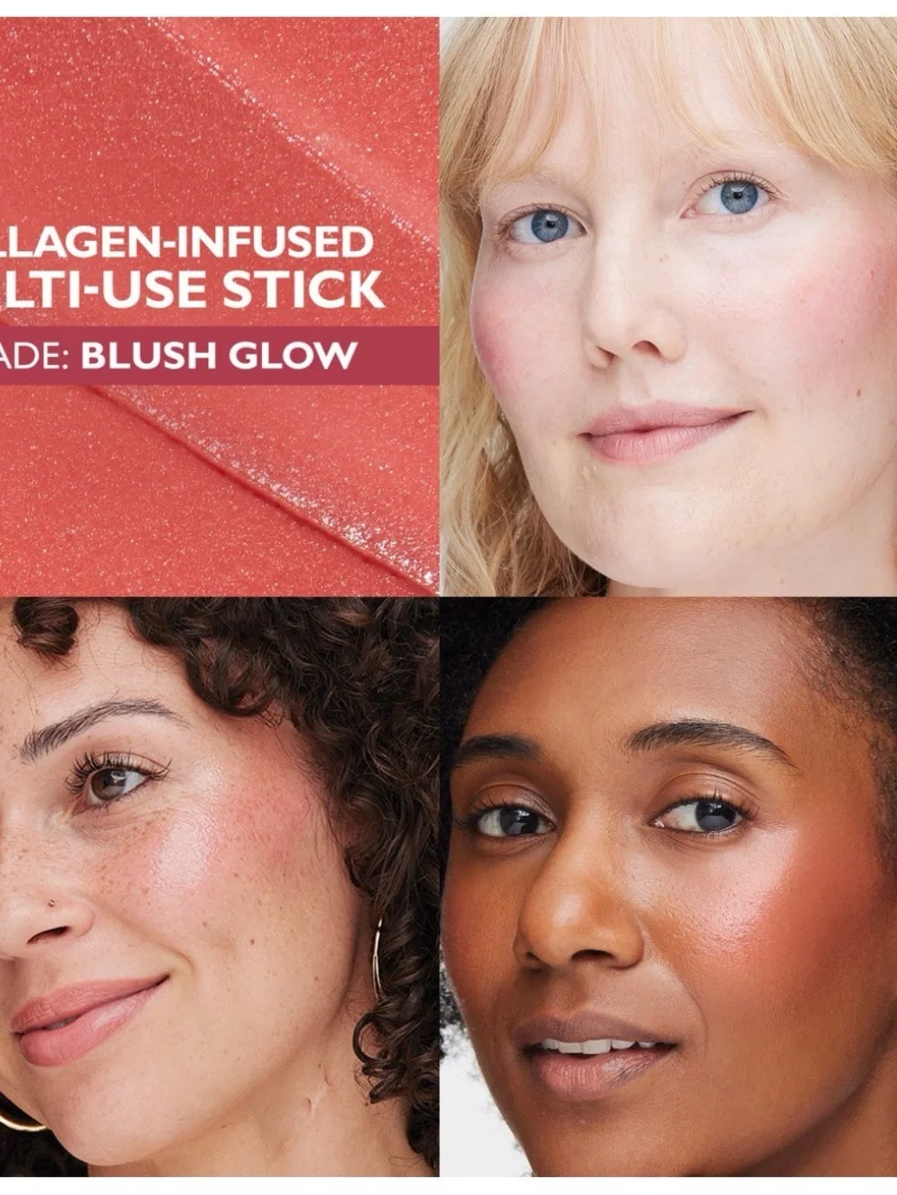 Instant Firm Collagen Bounce Stick - Blush Glow- New in box